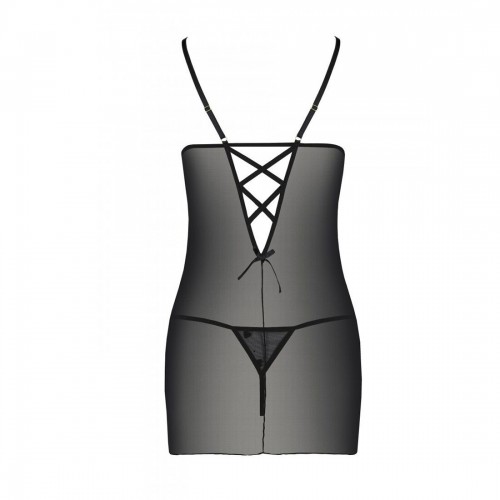 Сорочка з вирізами на грудях + стрінги LOVELIA CHEMISE black S/M - Passion в інтернет супермаркеті PbayMarket!