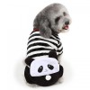 Костюм для собак Taotaopets Panda XS Чорно-білий (6220-20431)