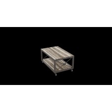 Кавовий журнальний столик у стилі Loft NS-471 480x800x450 мм Черный