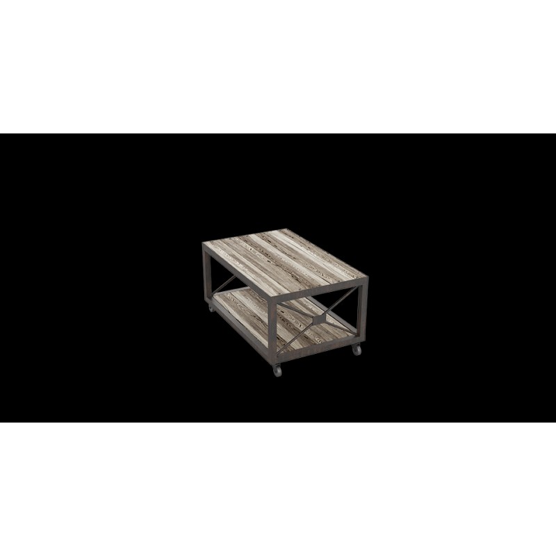 Кавовий журнальний столик у стилі Loft NS-471 480x800x450 мм Черный