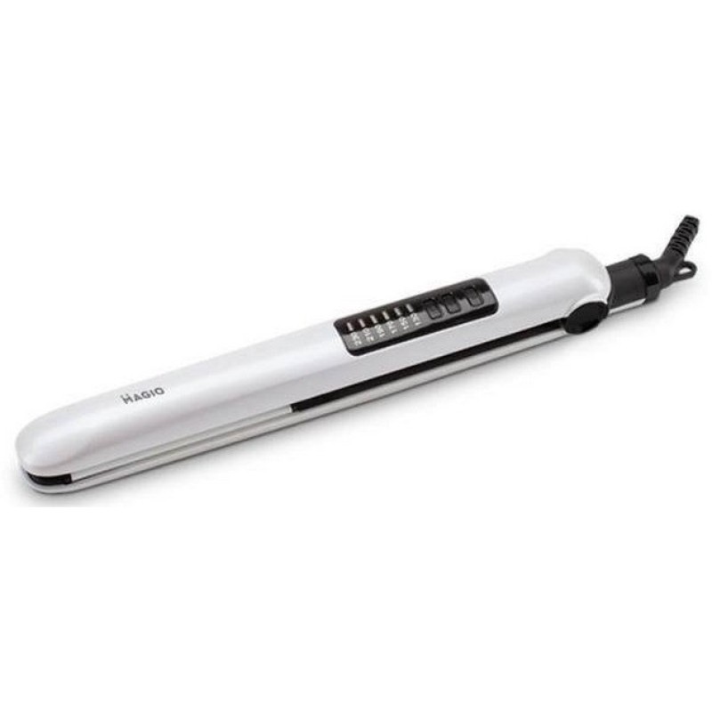 Випрямляч стайлер для волосся MAGIO МG-586 з дисплеєм White