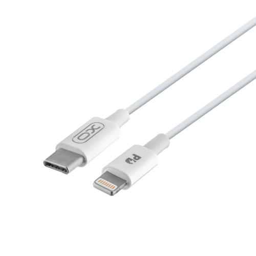 Зарядний пристрій XO L77 20W Type C Power Adapter для телефонів Apple + кабель Lightning Зарядний пристрій XO L77 20W Type C Power Adapter для телефонів Apple + кабель Lightning