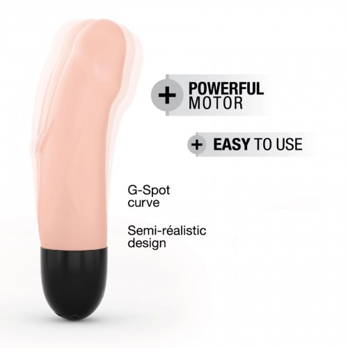 Вібратор Dorcel Real Vibration S Flesh 2.0, діаметр 3,7см, перезаряджається, для точки G в інтернет супермаркеті PbayMarket!