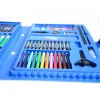 Дитячий набір для малювання No Brand ART set Rainbow комплект для дитячої творчості в кейсі 86 предметів Синій
