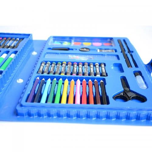 Дитячий набір для малювання No Brand ART set Rainbow комплект для дитячої творчості в кейсі 86 предметів Синій Дитячий набір для малювання No Brand ART set Rainbow комплект для дитячої творчості в кейсі 86 предметів Синій