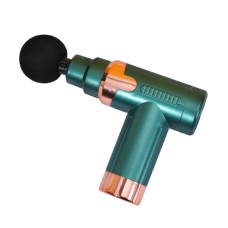 М'язовий ударний масажер Fascial GUN JY-760 4 насадки Зелений 30151367А