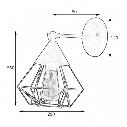 Бра в стилі лофт MSK Electric Crystal NL 0535-1 Бра в стилі лофт MSK Electric Crystal NL 0535-1
