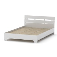 Двоспальне ліжко Компаніт Стиль-160 альба (білий)