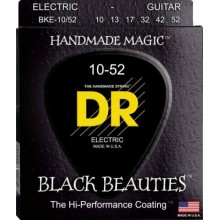 Струни для електрогітари DR BKE-10/52 Black Beauties Big & Heavy K3 Coated Electric Guitar Strings 10/52