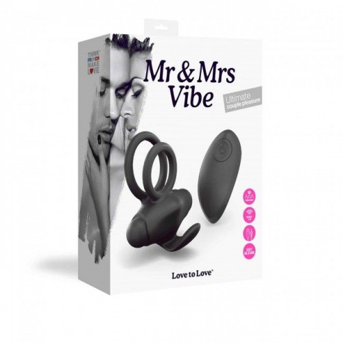 Ерекційне віброкільце Love To Love Mr & Mrs VIBE з пультом ДК в інтернет супермаркеті PbayMarket!