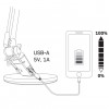 Настільна лампа Polux Optimum 32x18.5x45 см Білий (Pol324979)