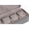 Кейс для годинників Salvadore 4W-FH-GGF-SPU 25х10х8 см Сірий