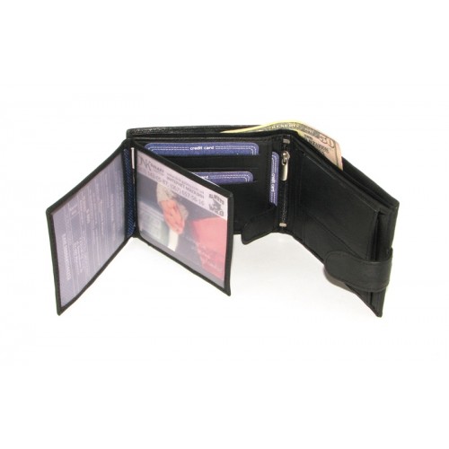 Гаманець чоловічий Paul Rossi (N992L-GTN BLACK) Гаманець чоловічий Paul Rossi (N992L-GTN BLACK)