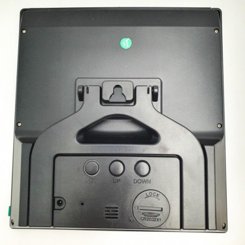 Електронний LED годинник настільний UKC DS-6608 7570 з фоторамкою 15х10см USB Чорний