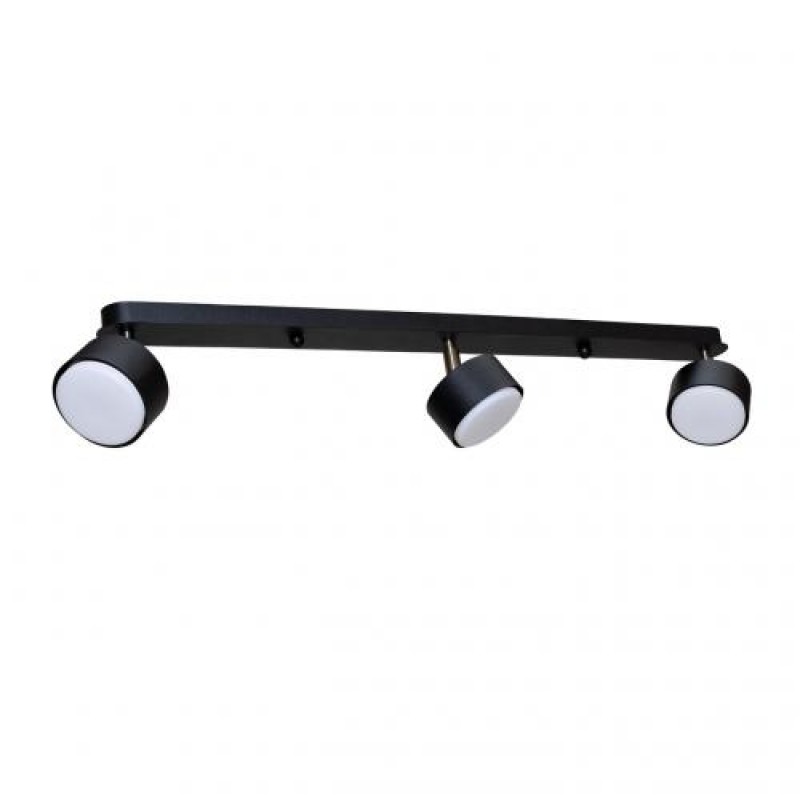 Світильник стельовий MSK Electric Copter спот з трьома поворотними плафонами GX53 NL 80405-3 BK Чорний (619512)