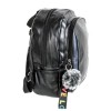 Рюкзак міський BackPack Пушистик Кожзам 28х23х10 см Чорний з синіми вставками (22469) в інтернет супермаркеті PbayMarket!