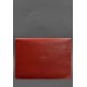Шкіряний чохол-конверт на магнітах для MacBook 15 дюйм Червоний BlankNote