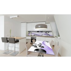 Наклейка вінілова на стіл Zatarga «Сталеві кулі 02» 600х1200 мм Z180777st