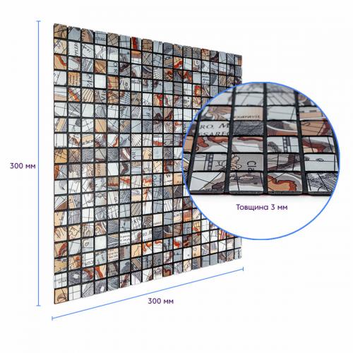 Самоклеюча алюмінієва плитка Sticker Wall 300х300х3 мм Різнокольоровий (SW-00001926) Самоклеюча алюмінієва плитка Sticker Wall 300х300х3 мм Різнокольоровий (SW-00001926)