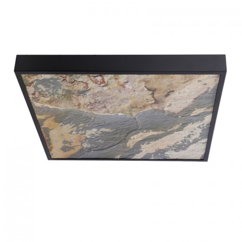 Стельовий світильник Candellux Luxan 59x59x5 см Чорний (10-17048) Стельовий світильник Candellux Luxan 59x59x5 см Чорний (10-17048)