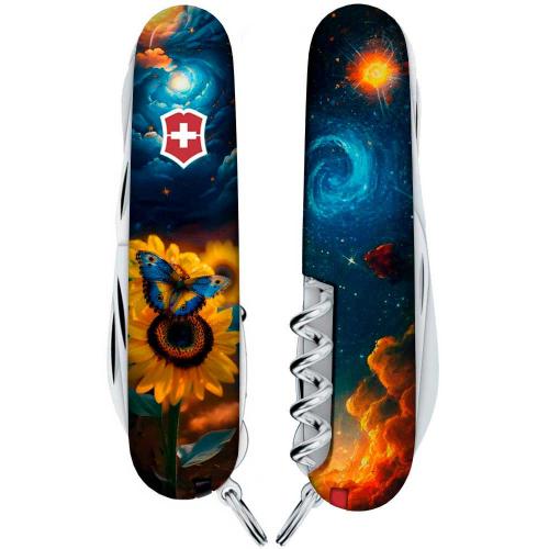 Складаний ніж Victorinox Huntsman Ukraine 91 мм 16 функцій Зоряний метелик (1.3713.3_T3240pw) Складаний ніж Victorinox Huntsman Ukraine 91 мм 16 функцій Зоряний метелик (1.3713.3_T3240pw)