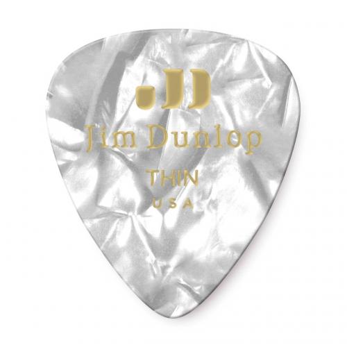 Медіатори Dunlop 483P04TH Genuine Celluloid White Pearloid Thin Player's Pack (12 шт.) Медіатори Dunlop 483P04TH Genuine Celluloid White Pearloid Thin Player's Pack (12 шт.)