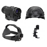 Монокуляр нічного бачення з шоломом та кріплення Binock NVG30 Wi-Fi 940nm Чорний (2191877106)