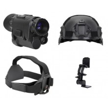 Монокуляр нічного бачення з шоломом та кріплення Binock NVG30 Wi-Fi 940nm Чорний (2191877106)