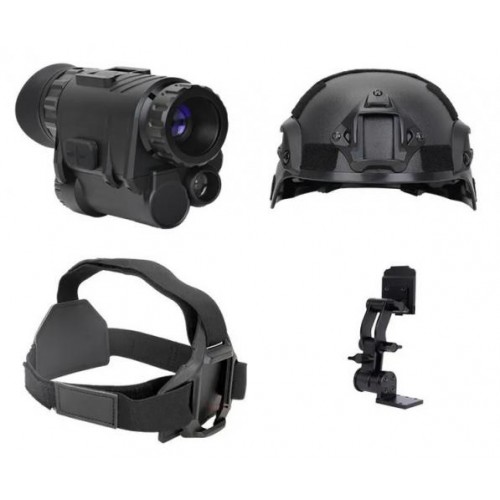 Монокуляр нічного бачення з шоломом та кріплення Binock NVG30 Wi-Fi 940nm Чорний (2191877106) Монокуляр нічного бачення з шоломом та кріплення Binock NVG30 Wi-Fi 940nm Чорний (2191877106)