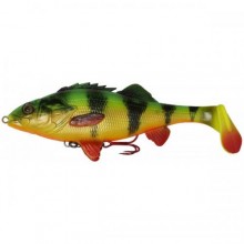 Силікон Savage Gear 4D Perch Shad 125mm 20.0g Зелений/Жовтий (1013-1854.24.33)