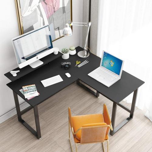 Стіл письмовий комп'ютерний кутовий GoodsMetall із металу з полицями Лофт СТП126 Стіл письмовий комп'ютерний кутовий GoodsMetall із металу з полицями Лофт СТП126