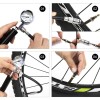 Портативний велосипедний насос високого тиску з манометром Feel Fit QT-020 Чорний