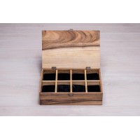 Скринька для зберігання наручних годинників ecoWalnut 8.2х27.5х18 см Скринька для зберігання наручних годинників ecoWalnut 8.2х27.5х18 см