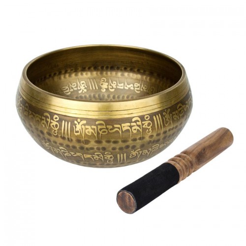 Тибетська співаюча чаша Singing bronze 17/17/8,4 см Бронзовий (26594) в інтернет супермаркеті PbayMarket!