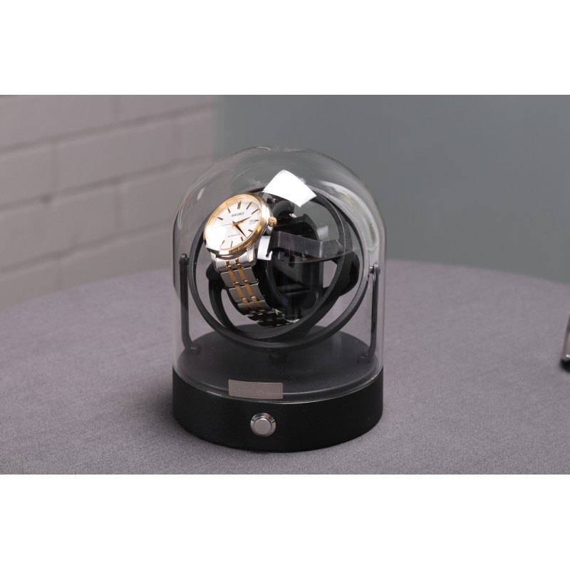 Шкатулка Salvadore для підзаводу годинника GLILEO/1811/B 15х12х12 см Чорний