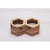 Коробочка-органайзер для зберігання наручних годинників ecoWalnut 7.8х18.8х10.9 см Коробочка-органайзер для зберігання наручних годинників ecoWalnut 7.8х18.8х10.9 см