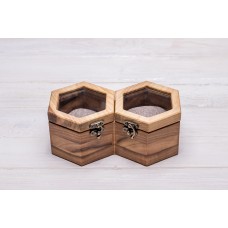 Коробочка-органайзер для зберігання наручних годинників ecoWalnut 7.8х18.8х10.9 см