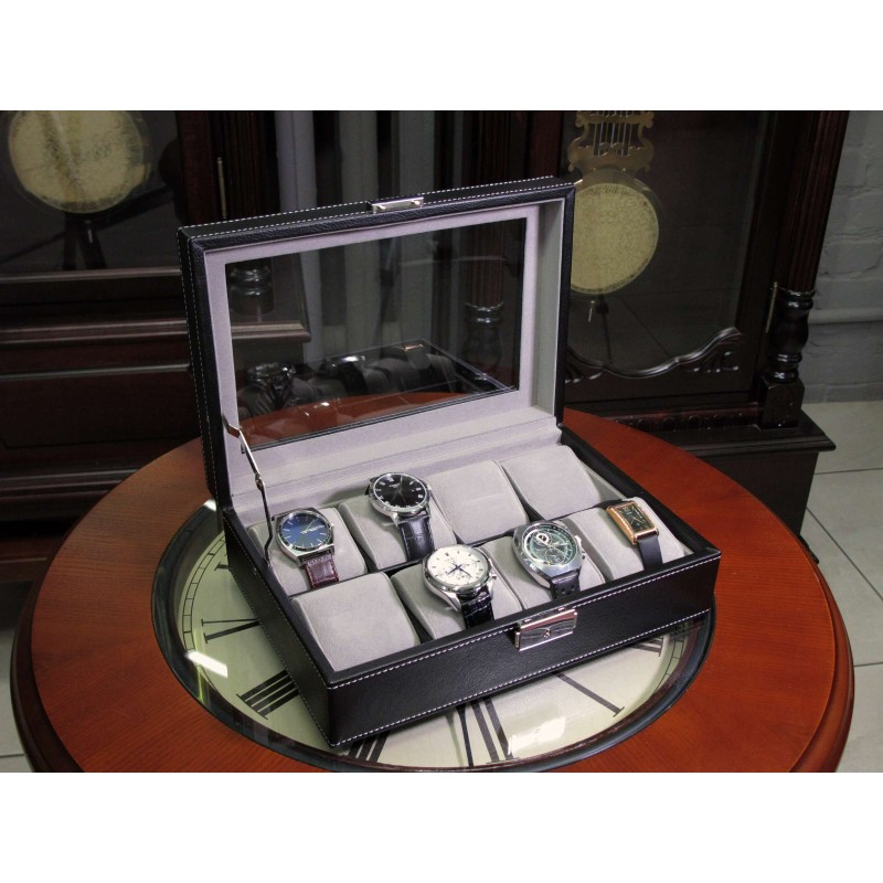 Шкатулка для зберігання годинників Salvadore PB/3361/8.BL Чорний