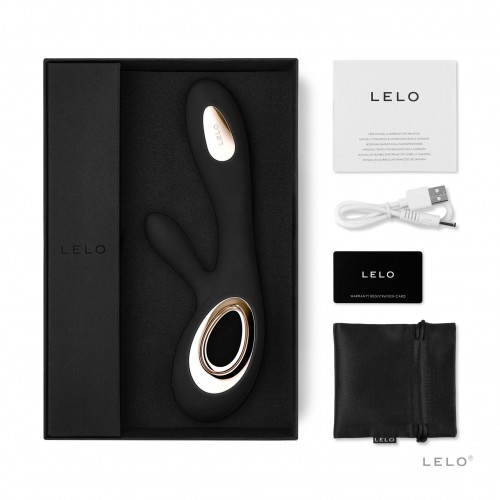 Вібратор-кролик LELO Soraya Wave Black, манливі рухи стовбура в інтернет супермаркеті PbayMarket!