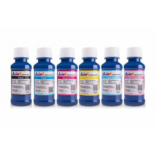 Комплект сублімаційного чорнила INKSYSTEM Epson 100 мл 6 шт Різнокольоровий (6938) Комплект сублімаційного чорнила INKSYSTEM Epson 100 мл 6 шт Різнокольоровий (6938)