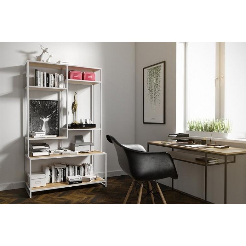 Стелаж для зберігання в стилі Loft NS-1711 2030x1200x550 мм Черный