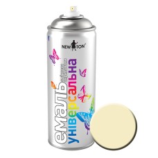 Емаль універсальна New Ton Глянцева 400 мл RAL 1015 Слонова кістка