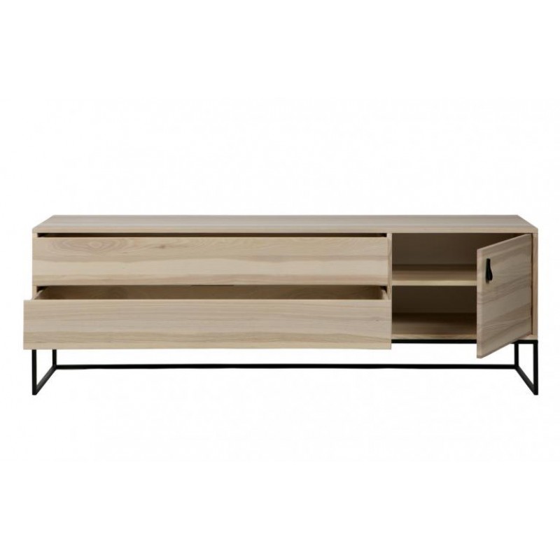 Тумба підставка для TV у стилі Loft NS-2146 630x1560x400 мм Черный