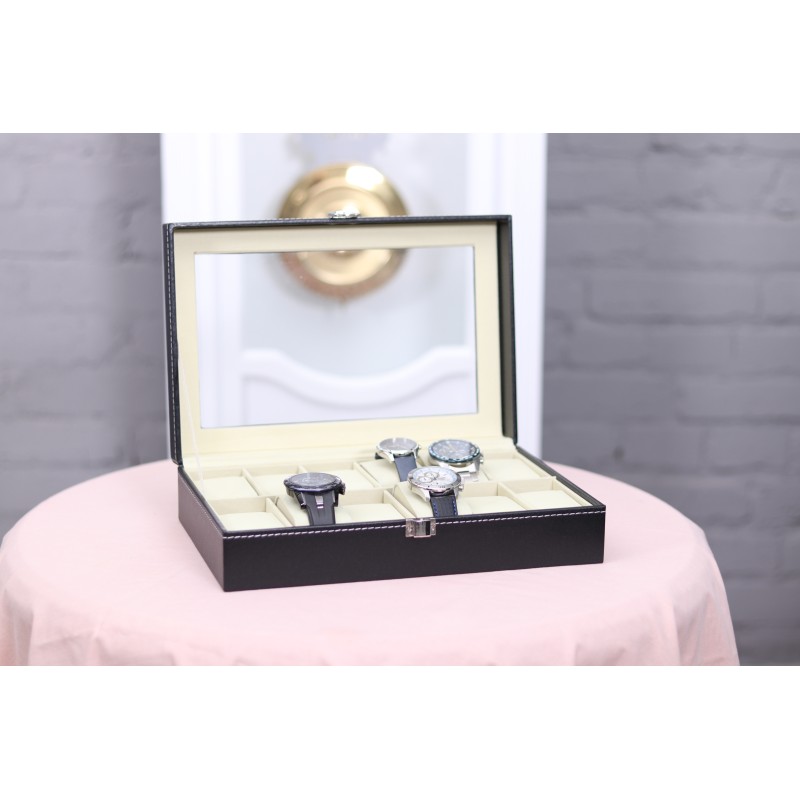 Скринька для зберігання годинників Craft Чорний 12PU