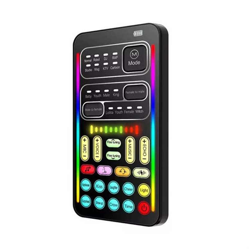 Змінювач голосу з 16-ма режимами зміни голосу та 8 звуковими ефектами Voice Changer I9