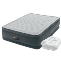 Надувне ліжко Intex 64414-2, 152 х 203 х 46 см, вбудований електронасос, подушки. Двоспальна Надувне ліжко Intex 64414-2, 152 х 203 х 46 см, вбудований електронасос, подушки. Двоспальна