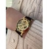Наручний годинник жіночий Winner Gold Brown Золотий (844)