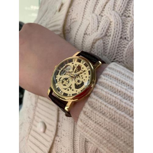 Наручний годинник жіночий Winner Gold Brown Золотий (844) Наручний годинник жіночий Winner Gold Brown Золотий (844)