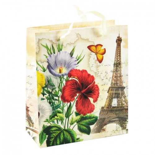 Сумочка подарункова Париж Grand Monde Папір 21х18х8, 5 см (15646) в інтернет супермаркеті PbayMarket!