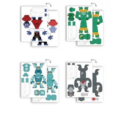 Орігамі рухливий театр 3D Зроби та оживи Mideer MD 4081